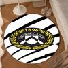 1PC Udinese Calcio Crest Round Rug for Livingroom,Bedroom, Palyroom, Chair Rug, Area rug, Circle Carpet, Large Size Fan Christmas gift