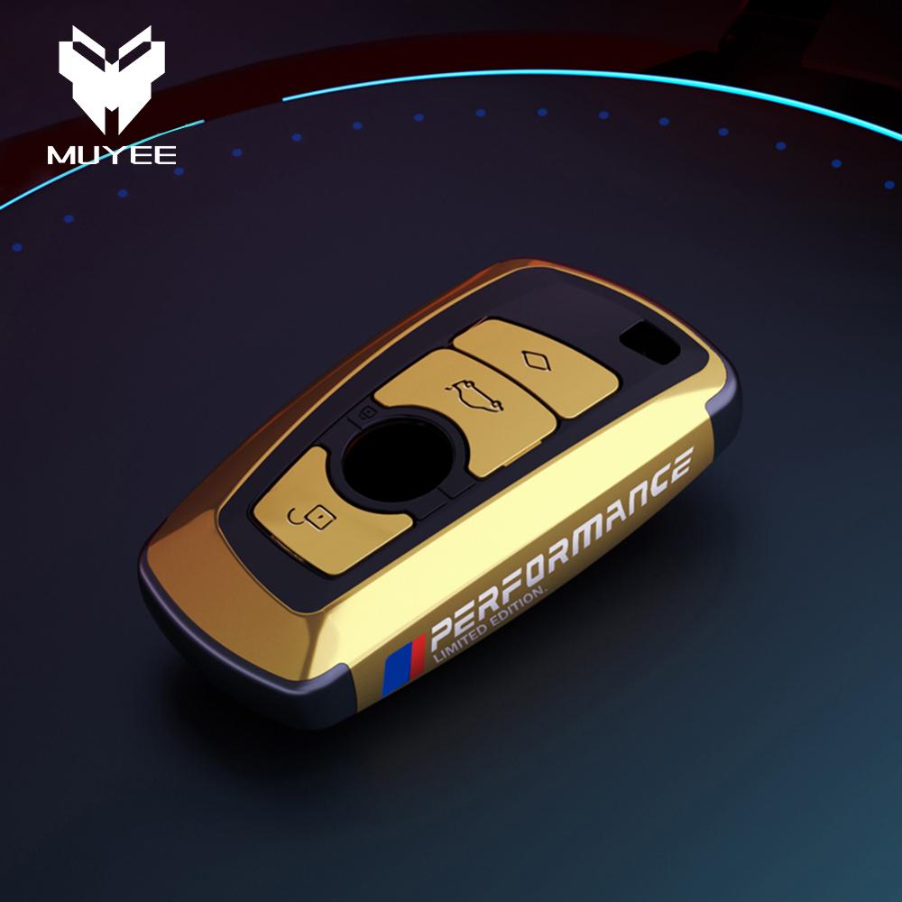 Car Remote Key Case Cover Holder Shell Bag Fob For BMW F20 F30 F31 F34 F10 F11 F25 I3 M3 M4 F15 F16 3 5 Series GT Accessories