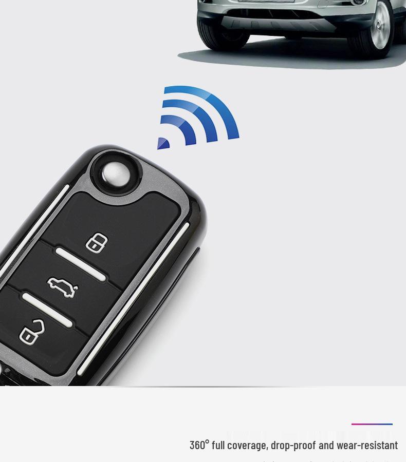 Чехол для ключа Volkswagen: Стильный дизайн с пряжкой и персонализированной отделкой