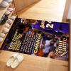 Kobe Customize Text Carpet Perfect For Decorate Room Game Room Entryway Dining Room Antislip Carpet Anime Office Decor