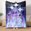 K‑pop Huntrix Blanket Soft & Cozy Great for Picnics Sofa Office Chair All-Season Use Playful Design Perfect Gift for Relatives and Friends