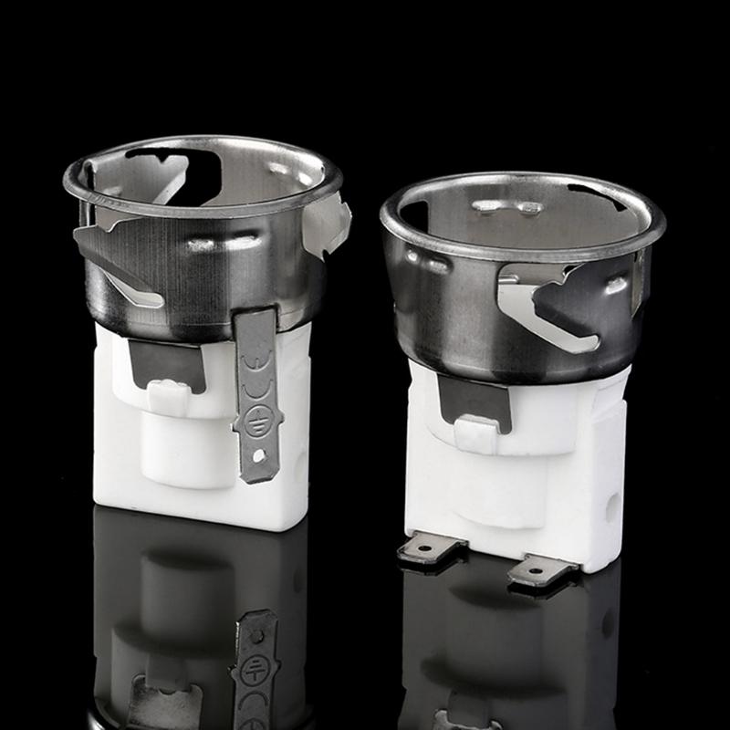 Держатель лампы для духовки Керамическое основание Термостойкий 500℃ 25Вт Круглый для головки/Плоский для головки Закаленное стекло