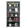 Organization Shelf 6 Floors 12 Holes PVC & Fabric Home 155x80x29 Cm