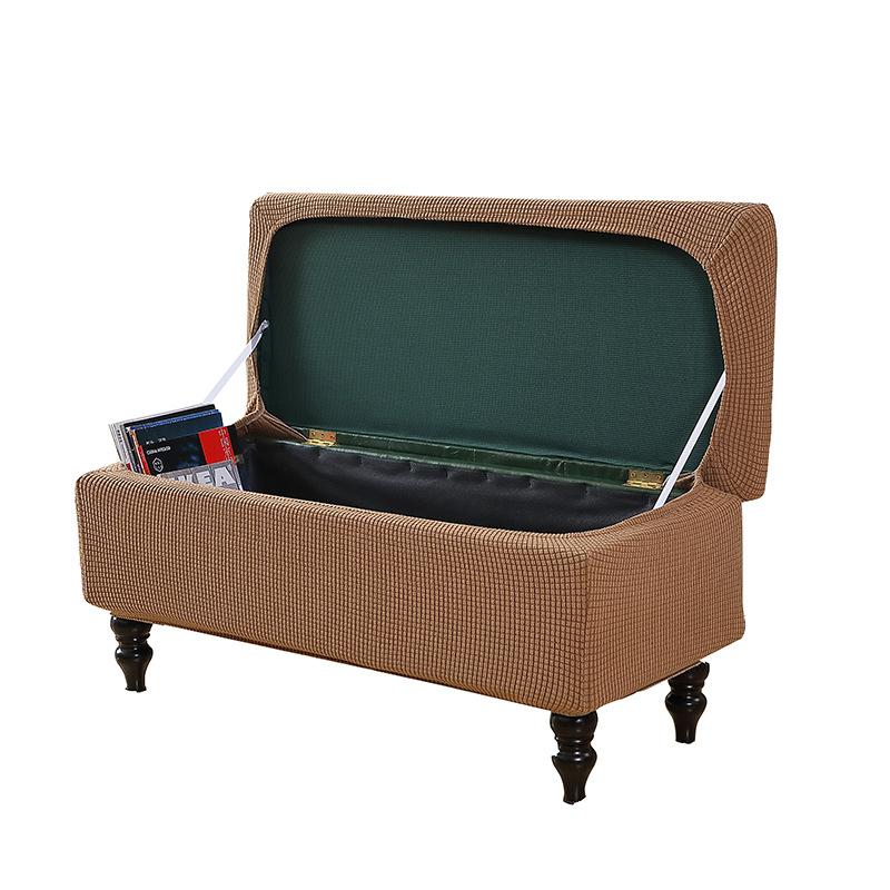 Эластичный шейкер, бархатный чехол на табурет для хранения, чехол для подставки для ног, чехол для дивана, чехол для подставки для ног с прорезями для стула