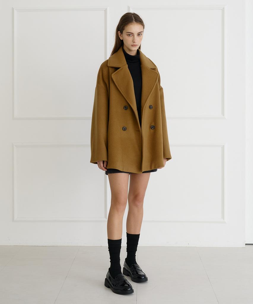 Bibyseob Double Wool Coat Camel [T44]