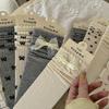 Летние сетчатые носки с цветочным узором и вырезом-бантиком для детей, легкие и дышащие, носки средней длины с ворсом для лета
