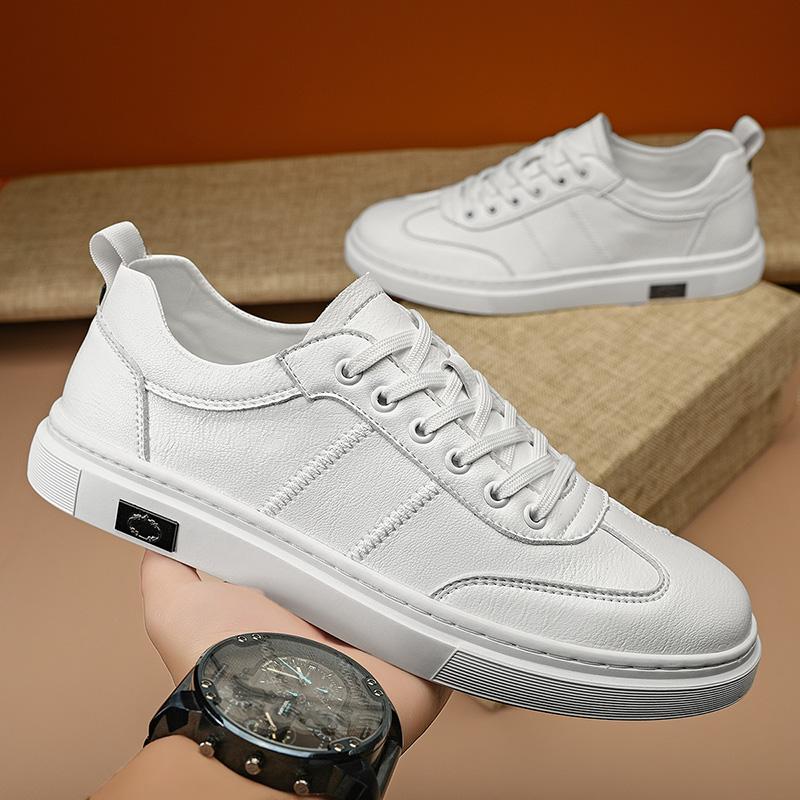 High Quality Men's Casual Shoes Genuine Leather Comfortable Oxford Shoes Breathable Tenis Sneakers Outdoor Men Skateboard Shoes