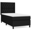 Maison Exclusive - Sommier à lattes de lit et matelas Noir 80x200 cm Tissu
