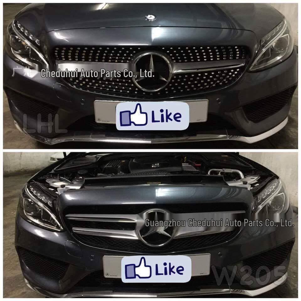 Подходящая решетка радиатора W205 C-класса Executive Sport Starlight AMG