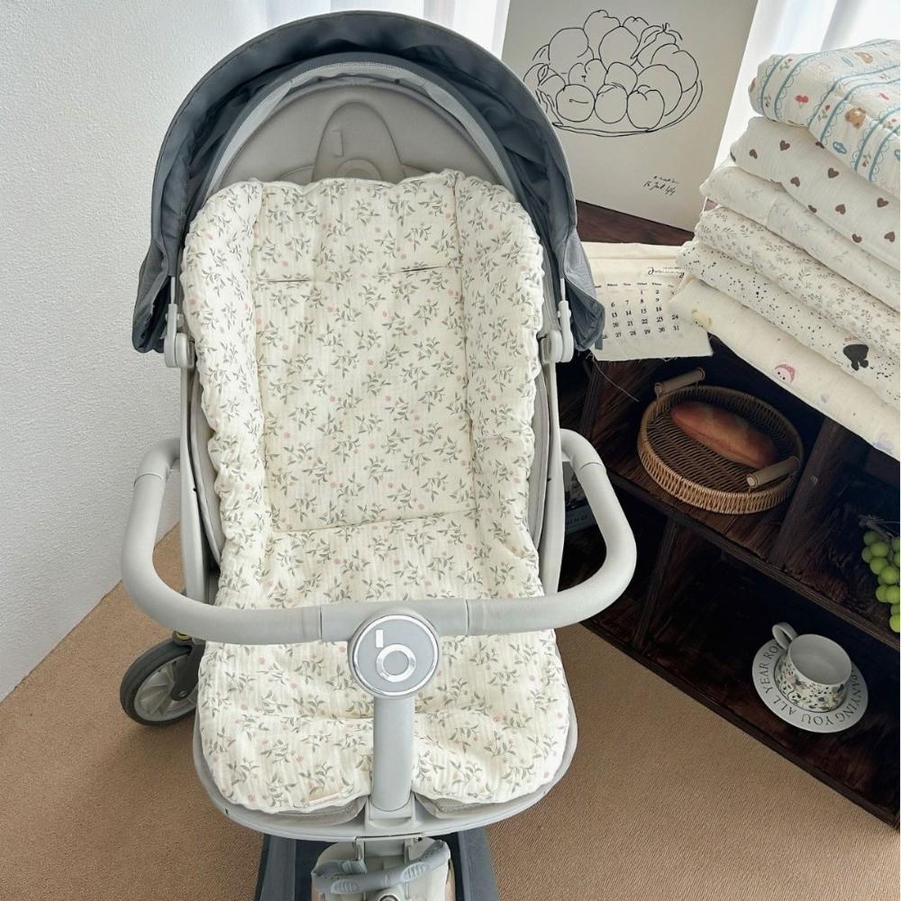 Breathable Stroller Accessories Soft Pushchair Insert Mat Baby Stroller Seat Cushion All Seasons