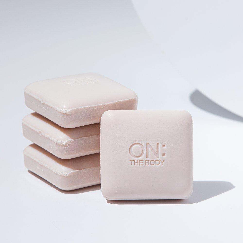 ON THE BODY Высокоувлажняющее взбитое мыло 90г*4 упаковки