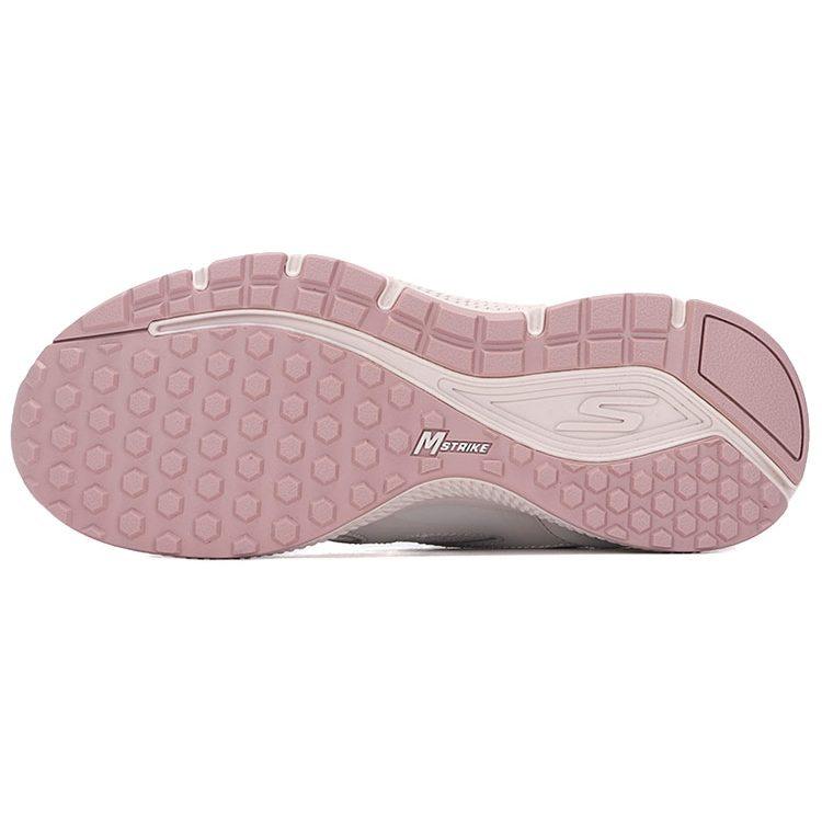 Skechers Go Run Consistent Легкие Текстиль, Синтетическая Кожа Низкие Беговые Кроссовки Женские Натуральный 128075-NAT