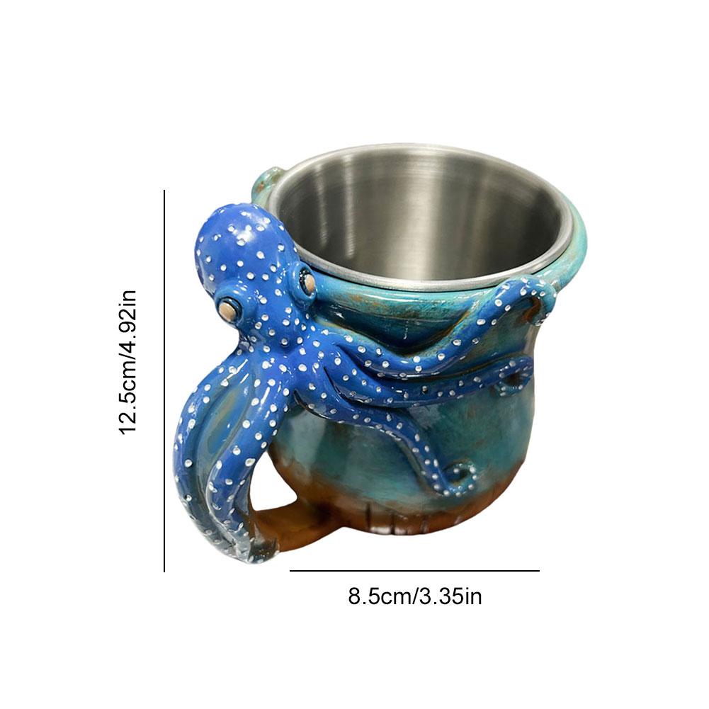 Novelty Octopuses Mug Coffee Milk Tea Cup Creative Octopuses Coffee Mug Water Cup for Coffee Milk Tea Enthusiasts Gifts