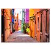 Canvas Print, Coloured Street