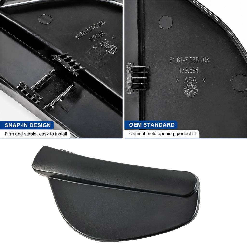 61617035103 Front Windshield Wiper Arm Nut Cap Cover For BMW 5 6 Series E60 E61 E63 E64 2003-2010 Right Side Passenger Driver