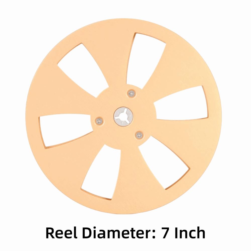 6 Hole Reel To Reel Tape Takeup Spool 1/4 7 Inch Machine Reel Empty Open Reel for Tape Recorder