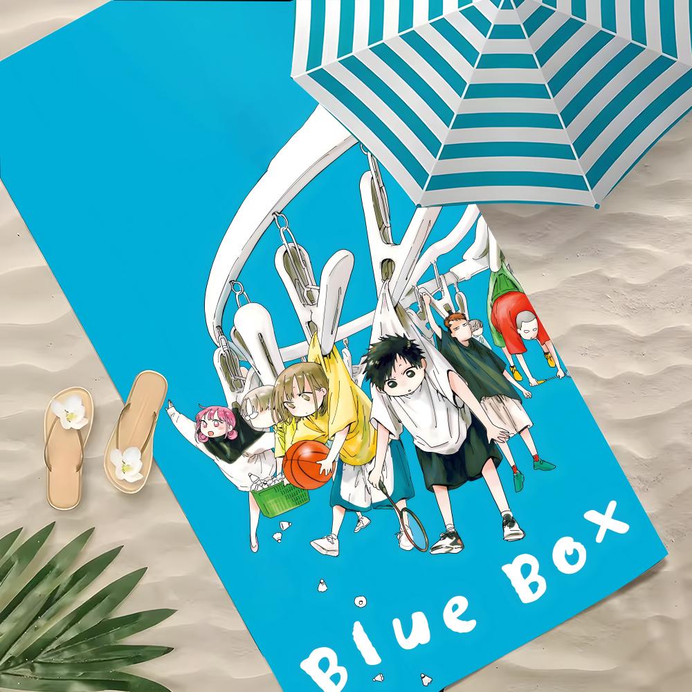 Бренд Blue Box Полотенце Полиэстер Пляжное полотенце Быстросохнущее Не прилипает песок Банное полотенце для лета Бассейна Путешествий Отпуска