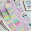 Concentric Circle Planner Stickers: Korean Style Date Stars & Collage Decorations