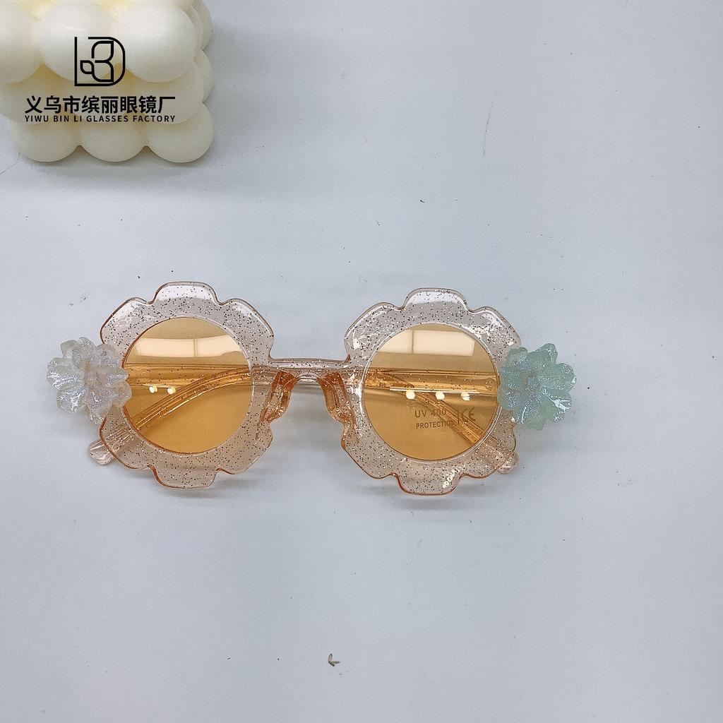 Fashion Diy Children'S Sunglasses Eye Protection Sun Protection Uv Protection Concave Shape Children'S Sunglasses Tide
