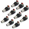 4/10Pcs BNC Q9 Plug Welding-free BNC Cable Copper Core Interface Connector for Analog Surveillance Camera Video