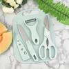 4pcs Kitchen Sets ,Fruit Knife,Scissors,Peeler,Chopping Board,Meat Cleaver,Boning,Paring,Barbecue,Kitchen Assistance Tools