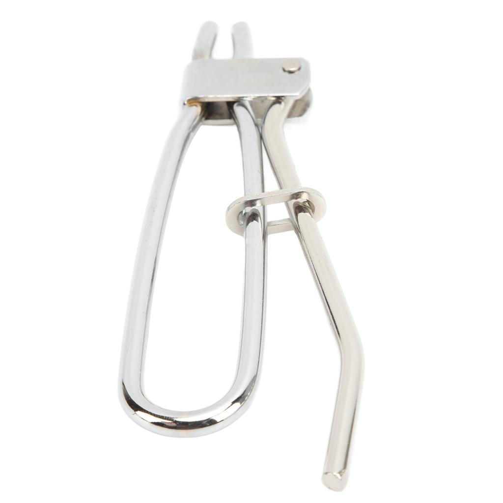 Brake Hose Pinch Steel Chrome Finish 12mm Opening Rounded Jaw Edges Fuel Pipe Clamp Tool for Clutch Coolant Line