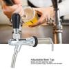 9 piece No-Rust Plated Beer Tap Dispenser Flow Control Adjustable Beer Keg Tap  Home Brewing