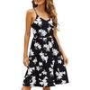 Floral Print Summer Casual Beach Dress for Women