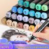 48-Color Dual Tip Alcohol-Based Marker Set for Kids, Quick-Drying Art Pens