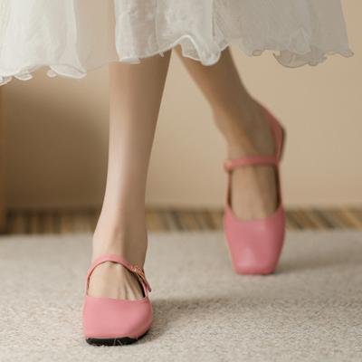 Красочные Весенне-Осенние Женские Балетки Бренд Одинарная Обувь Элегантные Женские Туфли Мэри Джейн Черные Серебристые Золотые Розовые Большой Размер 43