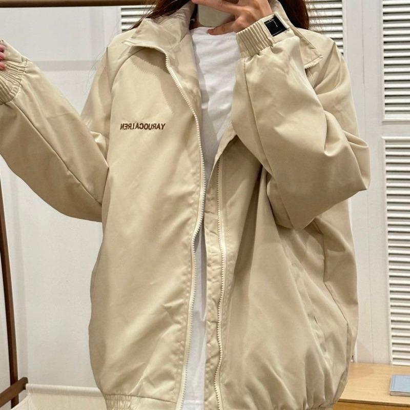 Куртка Рабочая Весна и Осень Водонепроницаемая Новая Мужская С Воротником-стойкой Весна и Лето Тонкая Свободная Куртка