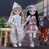 30Cm Bjd Dolls Princess Full Set 1/6 Anime Bjd With Clothes 23 Joint Movable Body Dress Up Doll House Set Birthday Gifts Toys