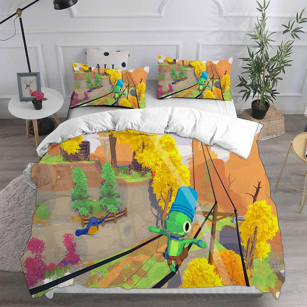 Lil Gator Game Bedding Sets Comforter Quilt Bed Cover Duvet Cover Pillow Case 2-3 Pieces Sets Kids Adult Size