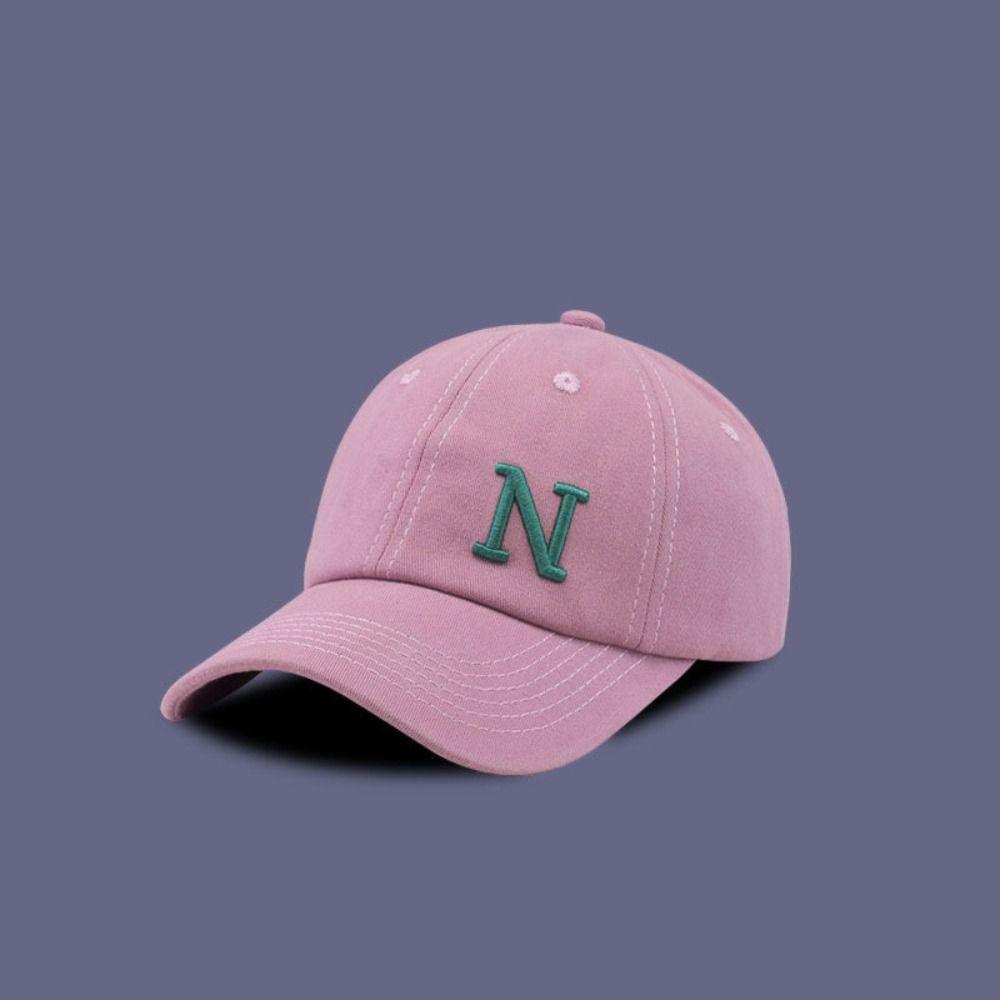 N Letter Embroidery Sun Hat Adjustable Visor Cap New Baseball Cap  Outdoor