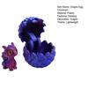 3D Printed Dragon Egg Ornament Mini Dragon Figurine Toy Desktop Dragon Egg with Miniature Dragon Inside Decoration