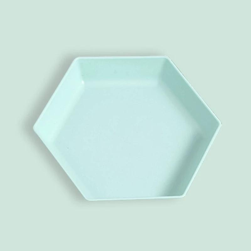 Пшеничная соломенная тарелка Посуда Обеденный набор тарелок Пластиковые тарелки Блюдо для торта Салатница Тарелки для пикника Небьющиеся Можно мыть в посудомоечной машине