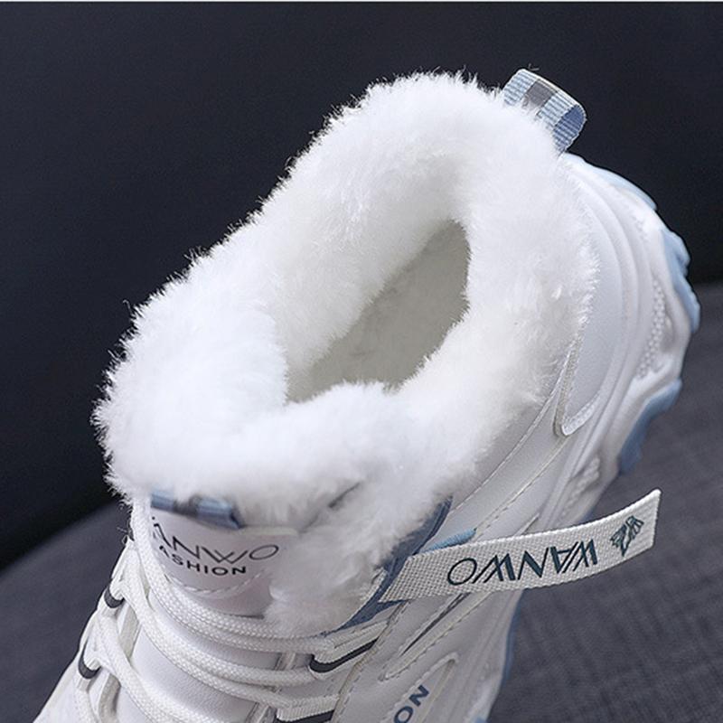 Белые туфли, женские черные универсальные туфли с кожаными вставками, осенне-зимние бархатные туфли с плоским верхом и высоким берцем