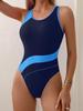 2025 Новый спортивный купальник Женский цельный купальник Женский купальник монокини с открытой спиной Профессиональный купальный костюм для женщин Пляжная одежда Купальник