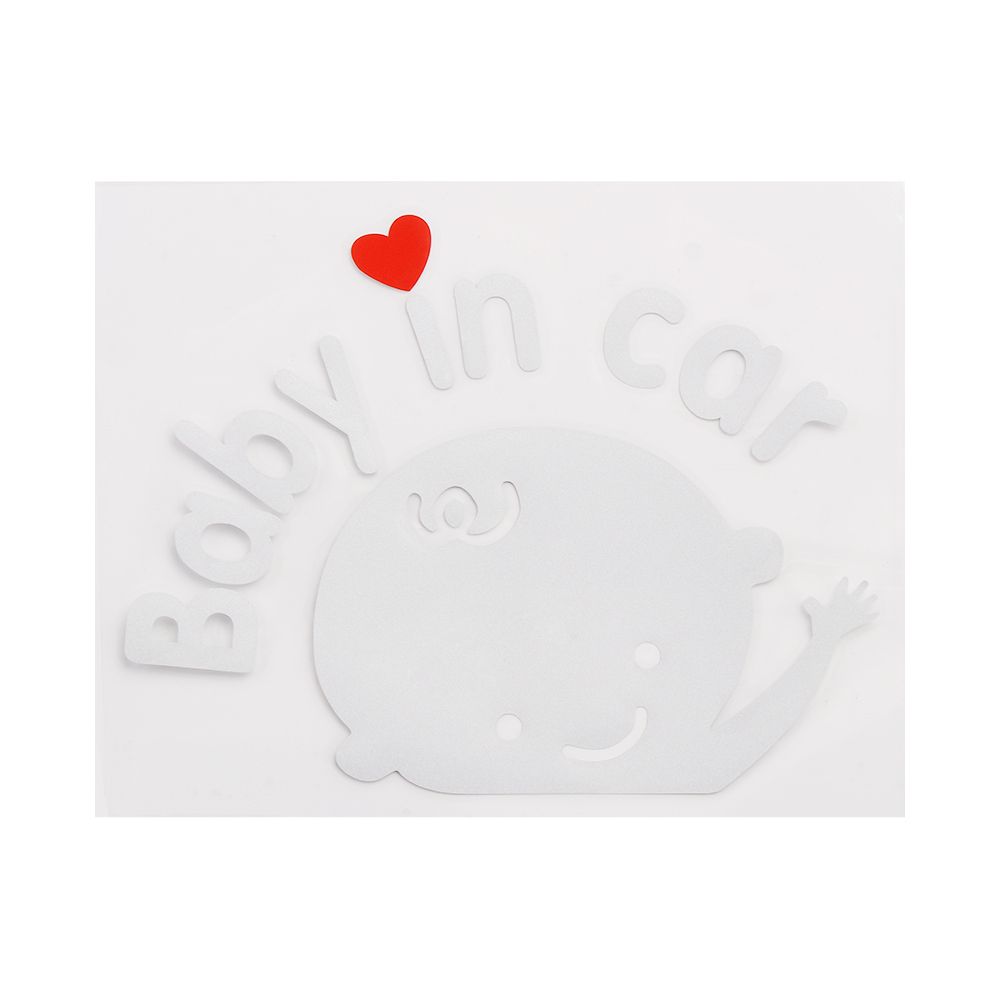Car Accessories 3D Cartoon Window Waterproof Baby In Car Car Stickers Auto-styling Windshield