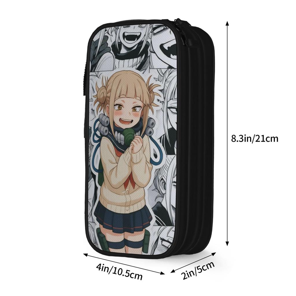 My Hero Academias Anime Pencil Cases Lovely Pen Bags Girl Boy Big Capacity Office Gift Pencilcases