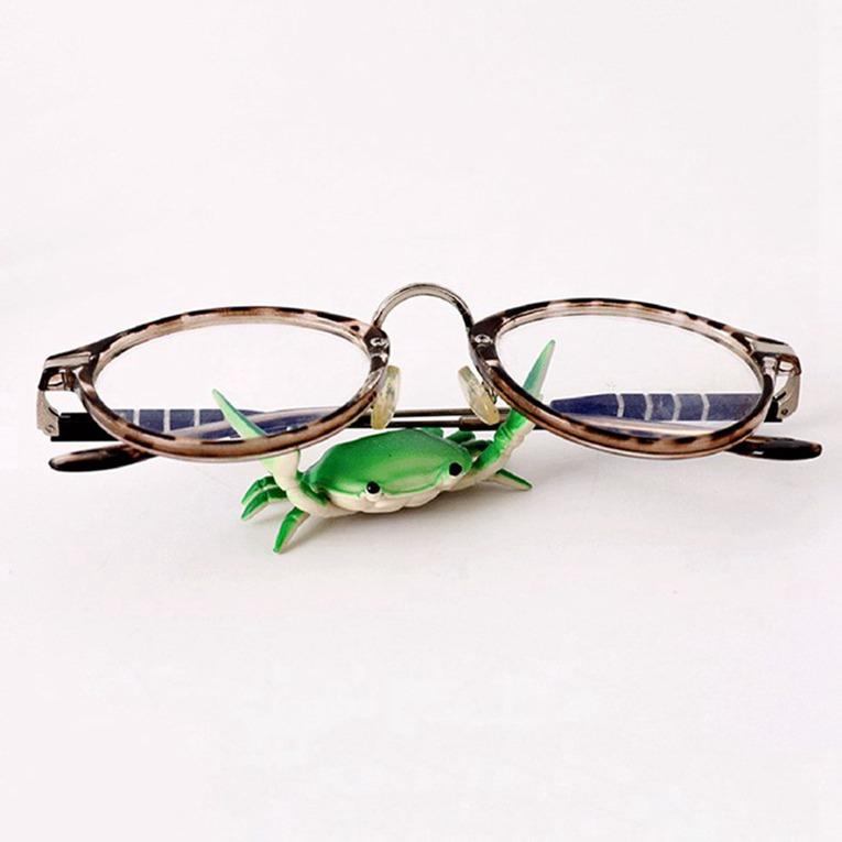 Creative Cute Storage Rack Stationery Gift Crab Pen Holder Weightlifting Crab Stand Ornament Toy