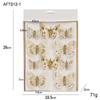 3/6/10Pcs New Year DIY Artificial Butterfly Decoration Plastic Christmas Gifts Pendant