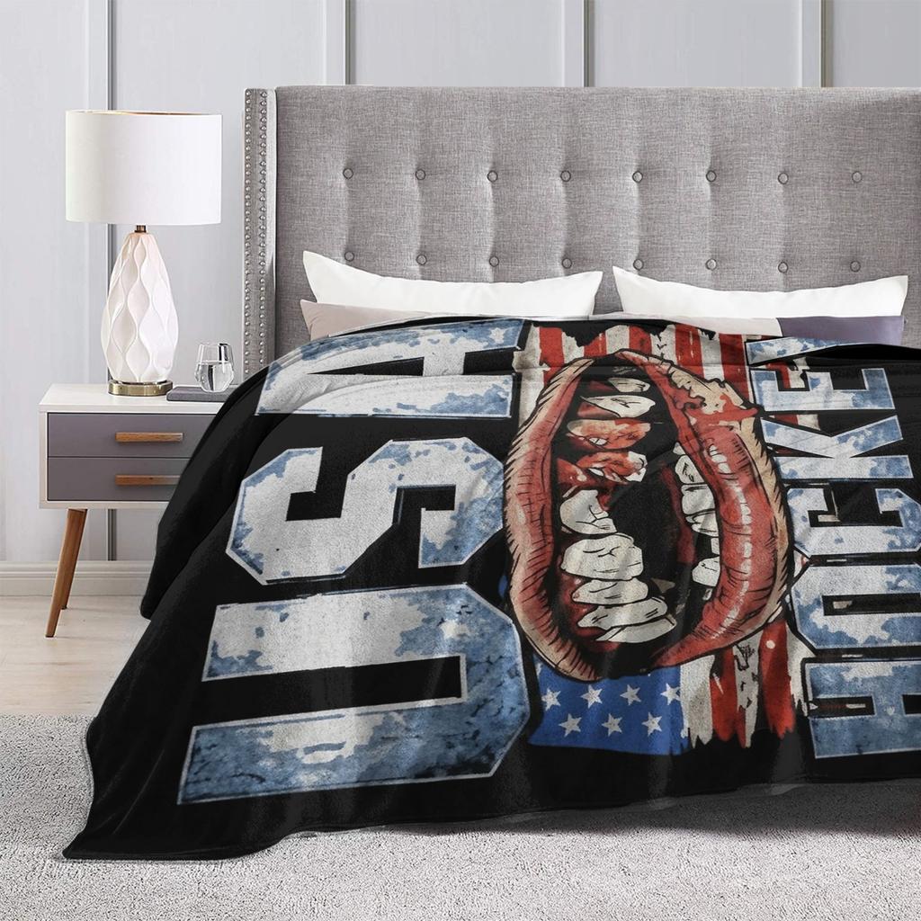 Jack Hughes USA Gold Medal Hockey Blanket Flannel Textile Decor Multi-function Warm Throw Blanket for Bedding Car Bedspread