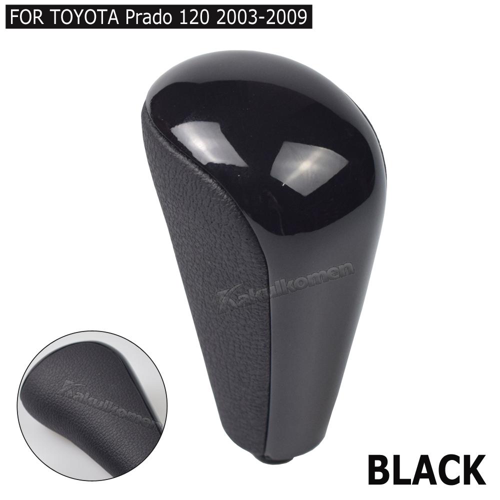 Для Тойота Прадо 120 (2003-2009 гг.) Автоматическая коробка передач, автомобильный Стайлинг, кожаная ручка переключения передач, рычаг переключения передач, головка рычага переключения передач