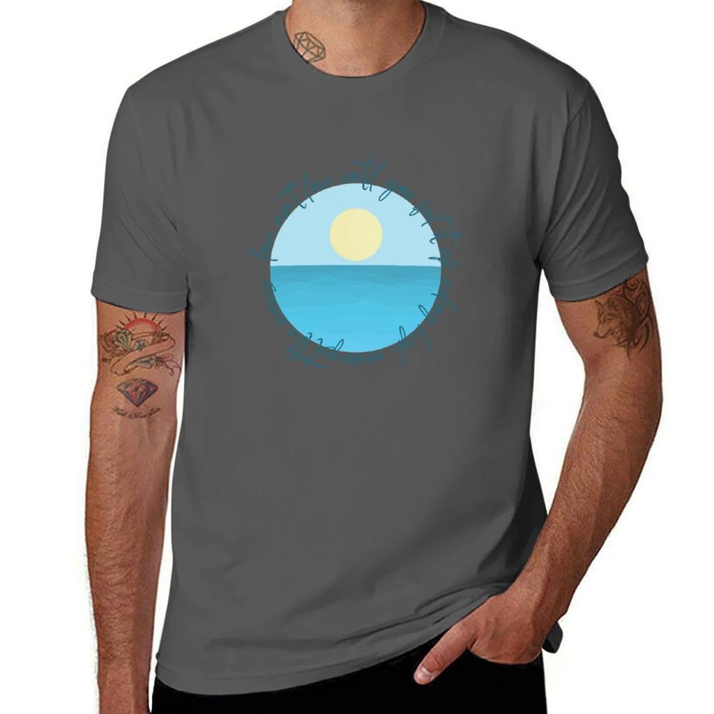 Amongst the Waves dark text TShirt Breathable Travel TShirt