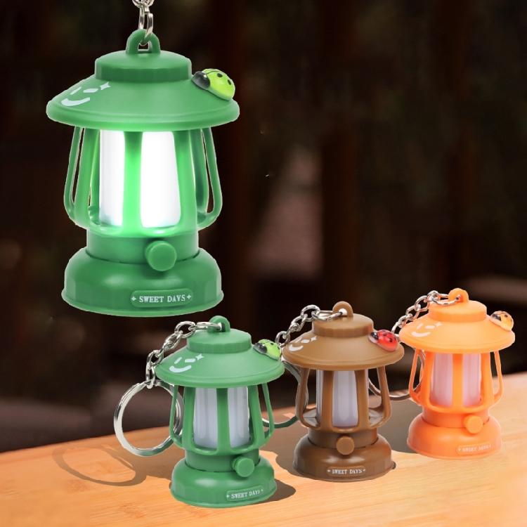 Водонепроницаемый ретро-фонарь, подвеска, оранжевый ремешок, винтажный брелок-подвеска в виде фонаря, подходит для исследователей и туристов