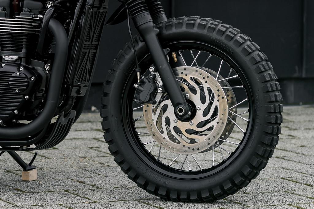 Motone MMU071 Air Valve Cap Street Twin Street Scrambler T100 T120 Thruxton Vintage Style 2pcs Brass