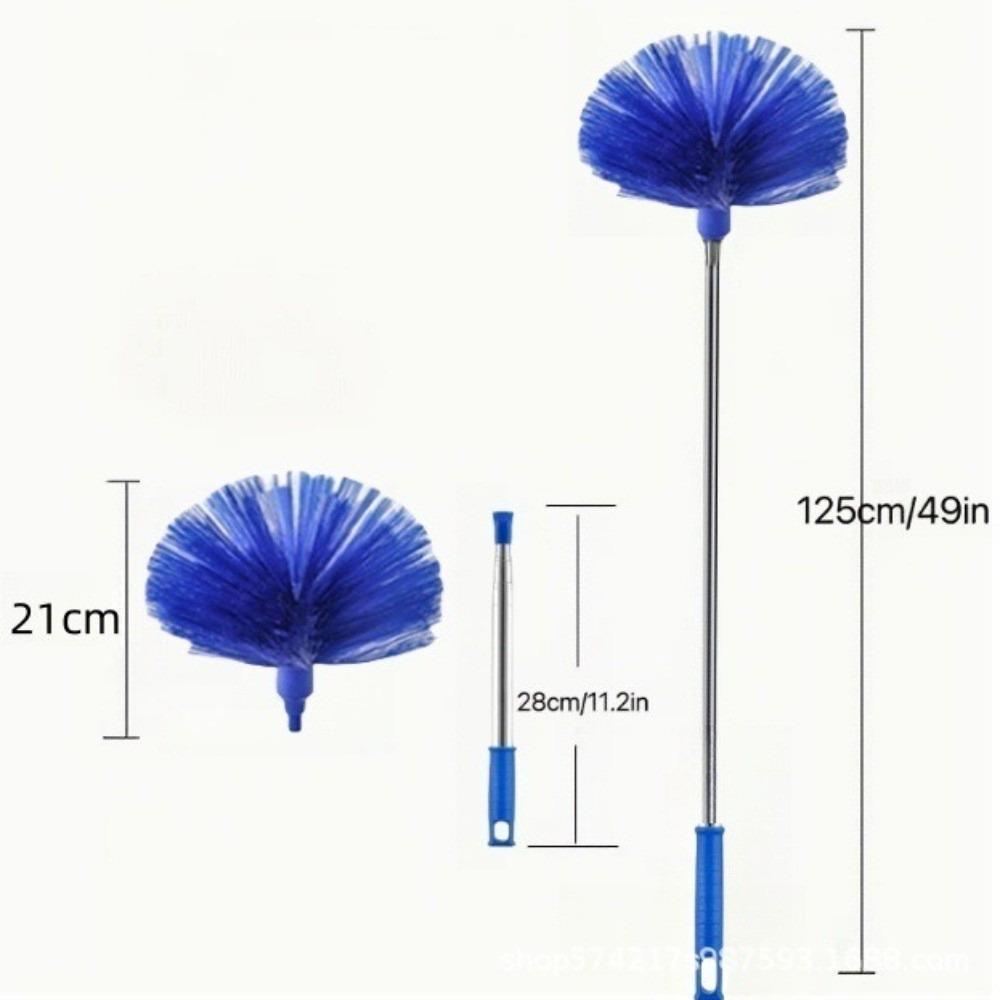 Telescopic Handle Cobweb Duster Dense Bristles High Reach Duster Household Cleaning