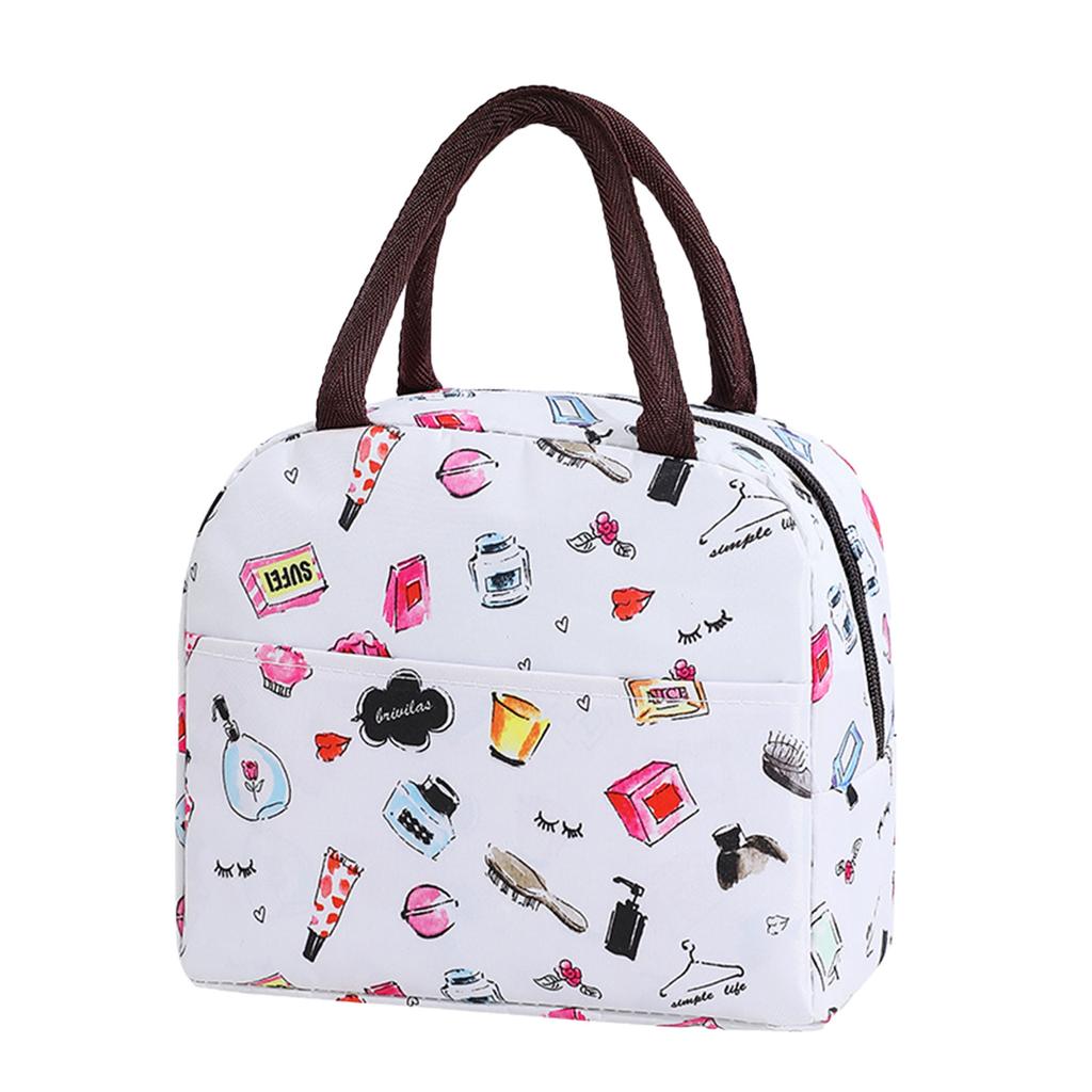 SOC Fashion New Portable Waterproof Thickness Picnic School Lunch Bag Office