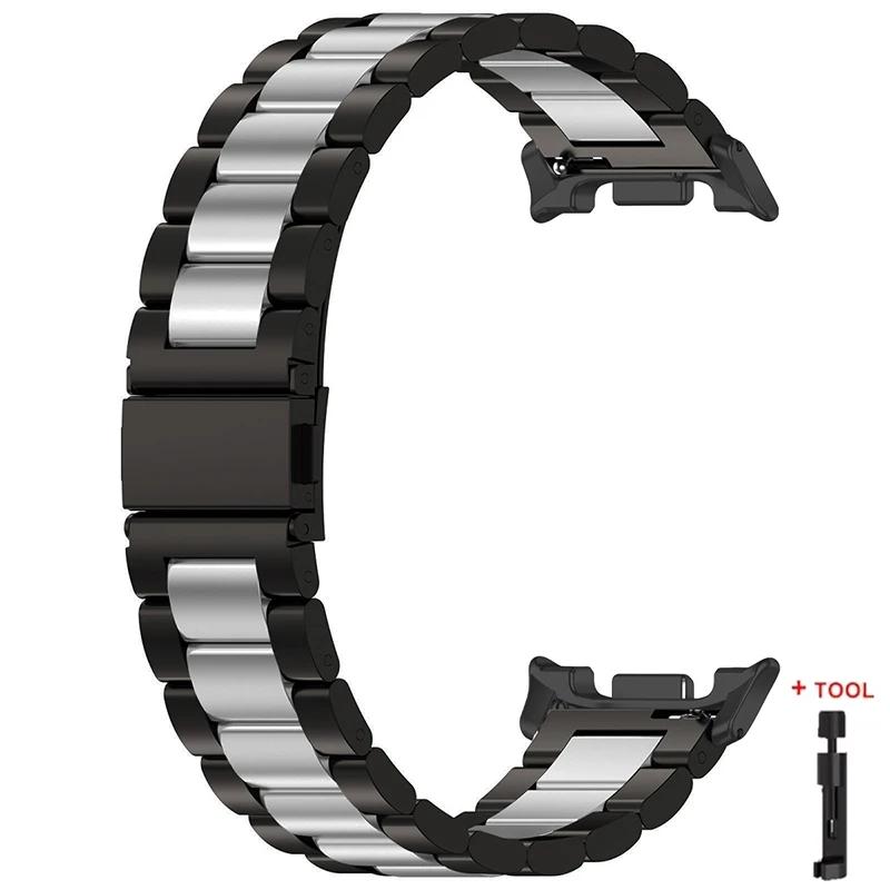 Ремешок из нержавеющей стали для Samsung Galaxy Watch 8/Classic 8 40 мм 44 мм Ремешок для Watch Ultra 2 Ремешок для Galaxy Watch 7 Ultra